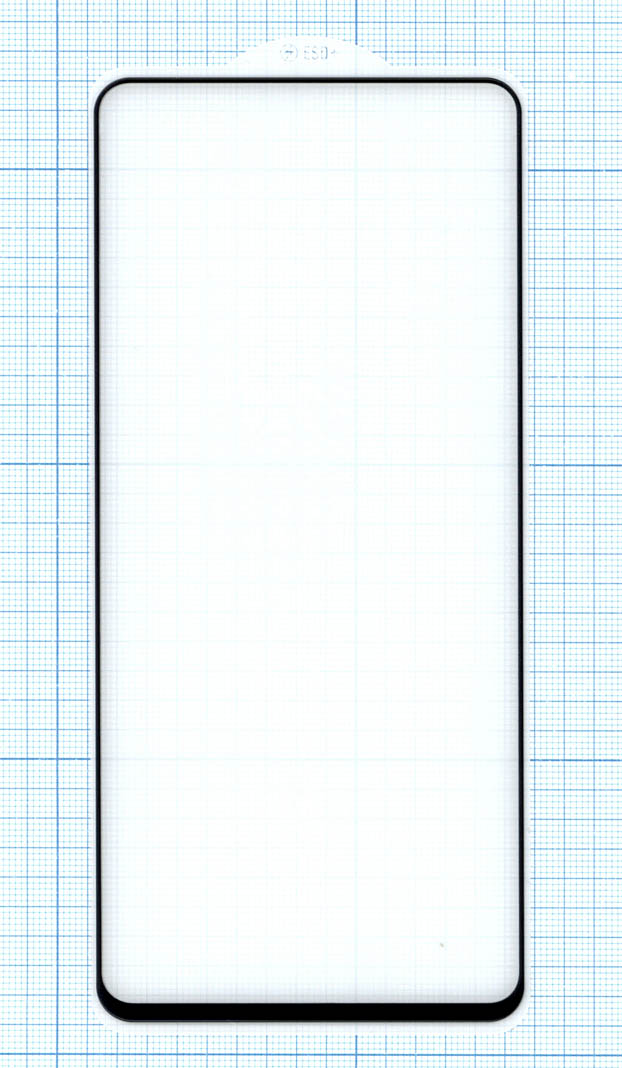 Защитное стекло "Полное покрытие" для Xiaomi Redmi Note 12 черное