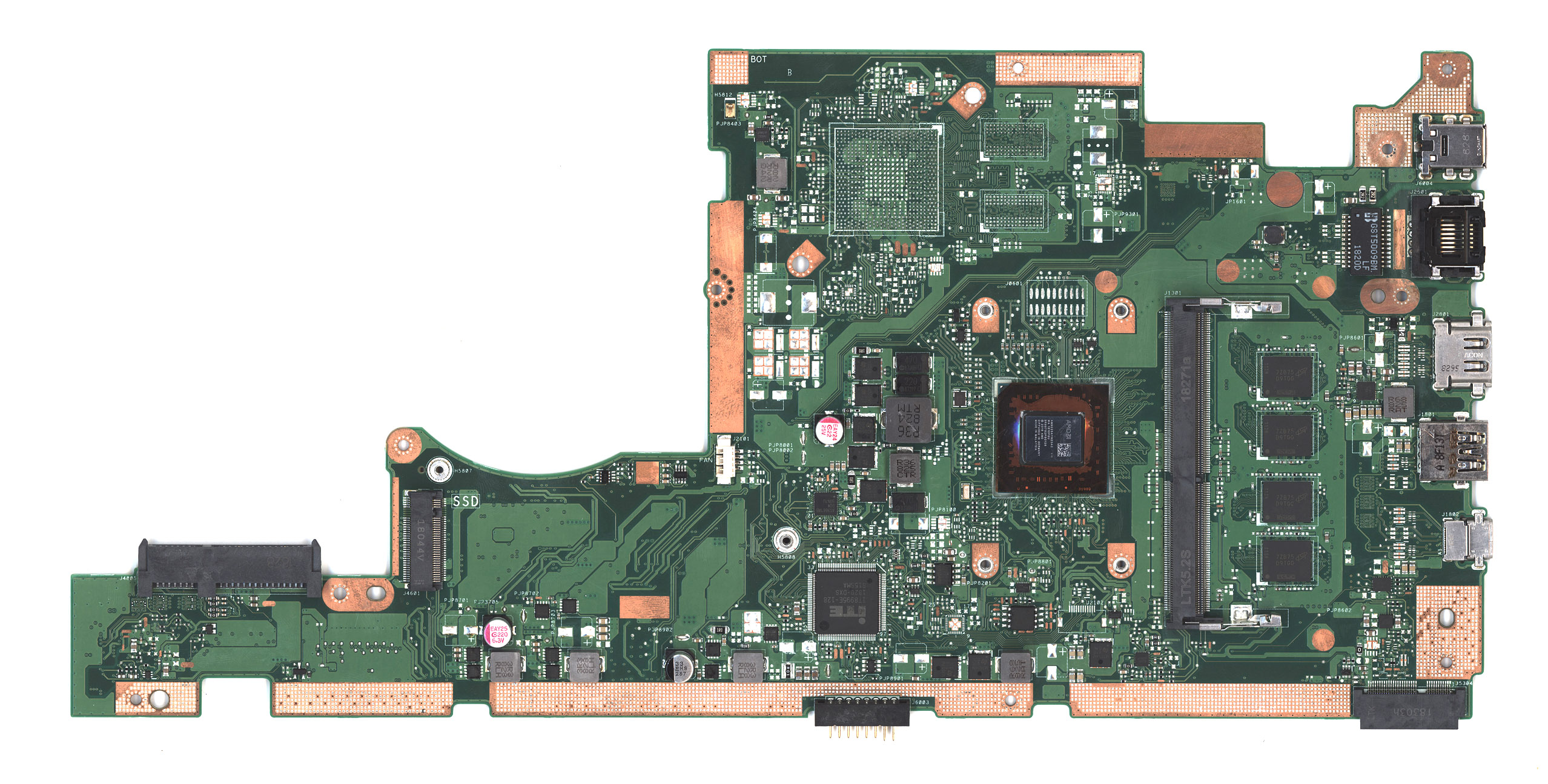 Материнская плата для Asus X505 4G/A6-9225 90NB0G10-R00081