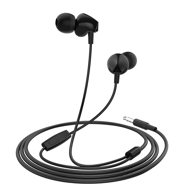 Наушники HOCO М60 Perfect sound с микрофоном, 3.5mm mini jack, черный