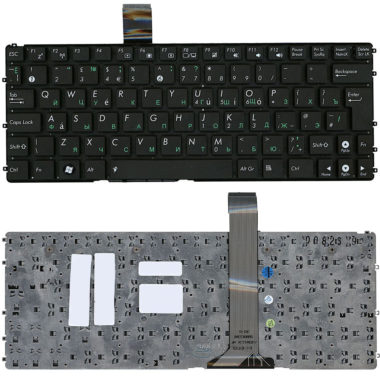 Клавиатура для ноутбука Asus Eee PC 1025 1060 черная