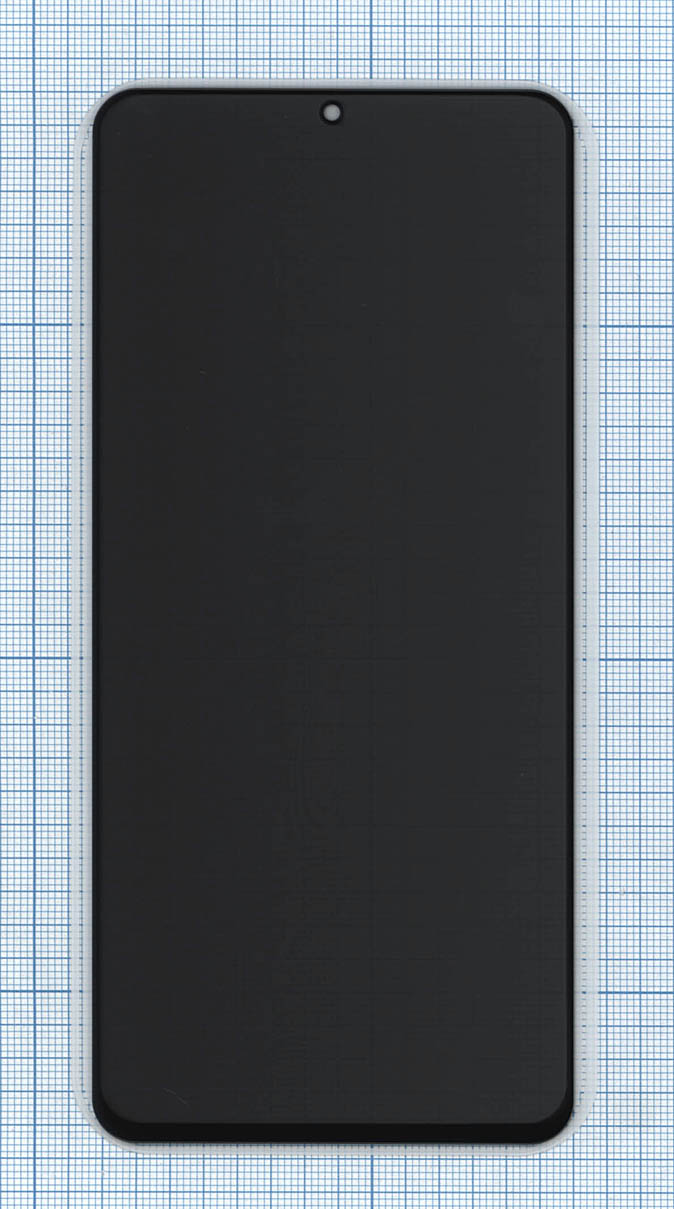 Защитное стекло Privacy "Анти-шпион" для Xiaomi Redmi Note 11 Pro черное