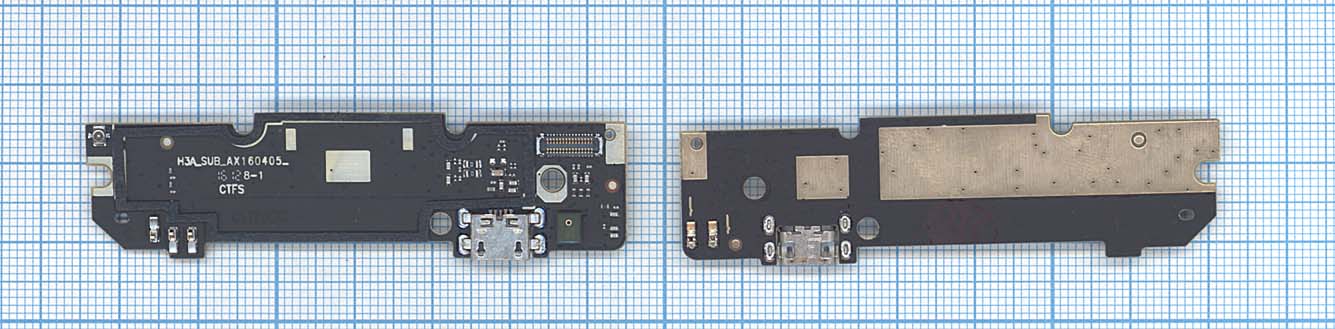 Разъем Micro USB и микрофон для Xiaomi Redmi Note 3/Pro 30pin плата