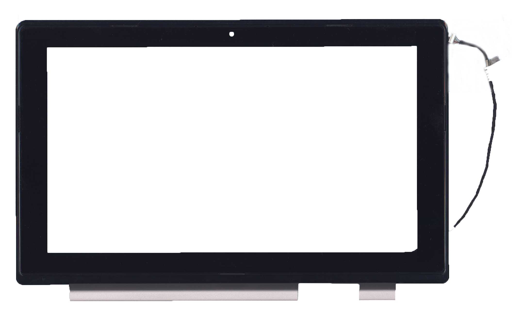 Сенсорное стекло (тачскрин) для Asus VivoBook S200 X201 X202 18140-11630100 черное c рамкой