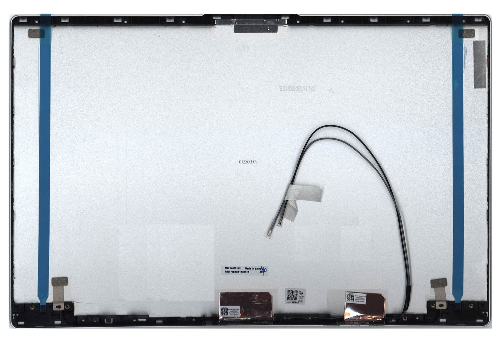 Крышка матрицы для Lenovo IdeaPad 5-15 silver
