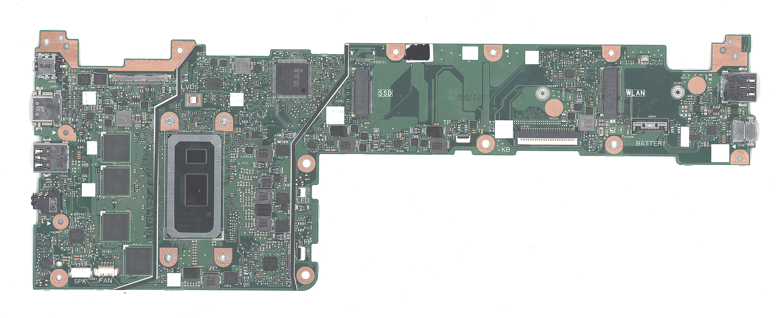 Материнская плата для Asus X420FA 4G/I3-10110U 90NB0K00-R00060