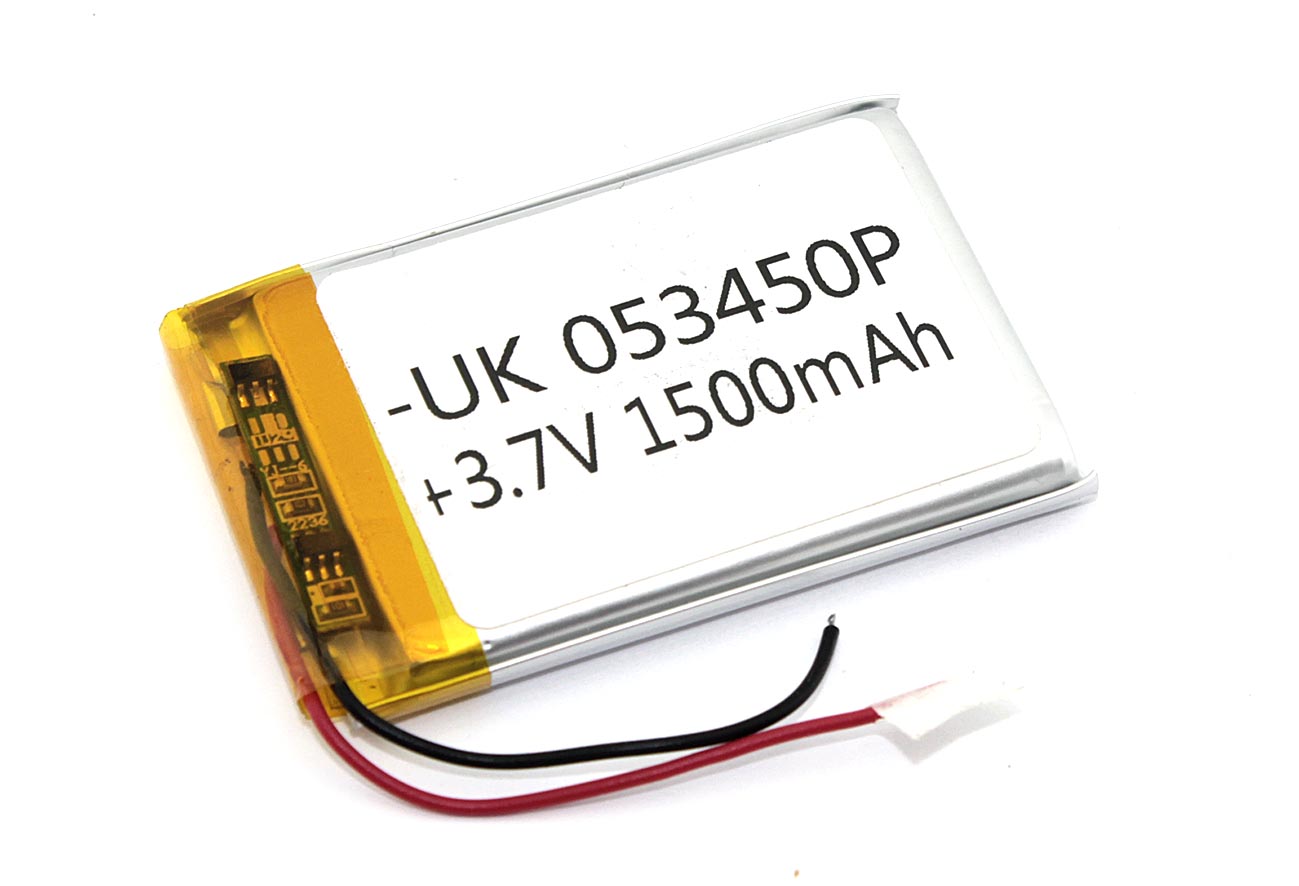 Аккумулятор Li-Pol (батарея) 5*34*50мм 2pin 3.7V/1500mAh