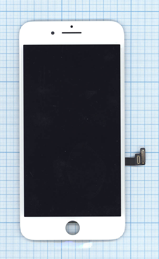 Дисплей для Apple iPhone 8 Plus в сборе с тачскрином (Foxconn) белый