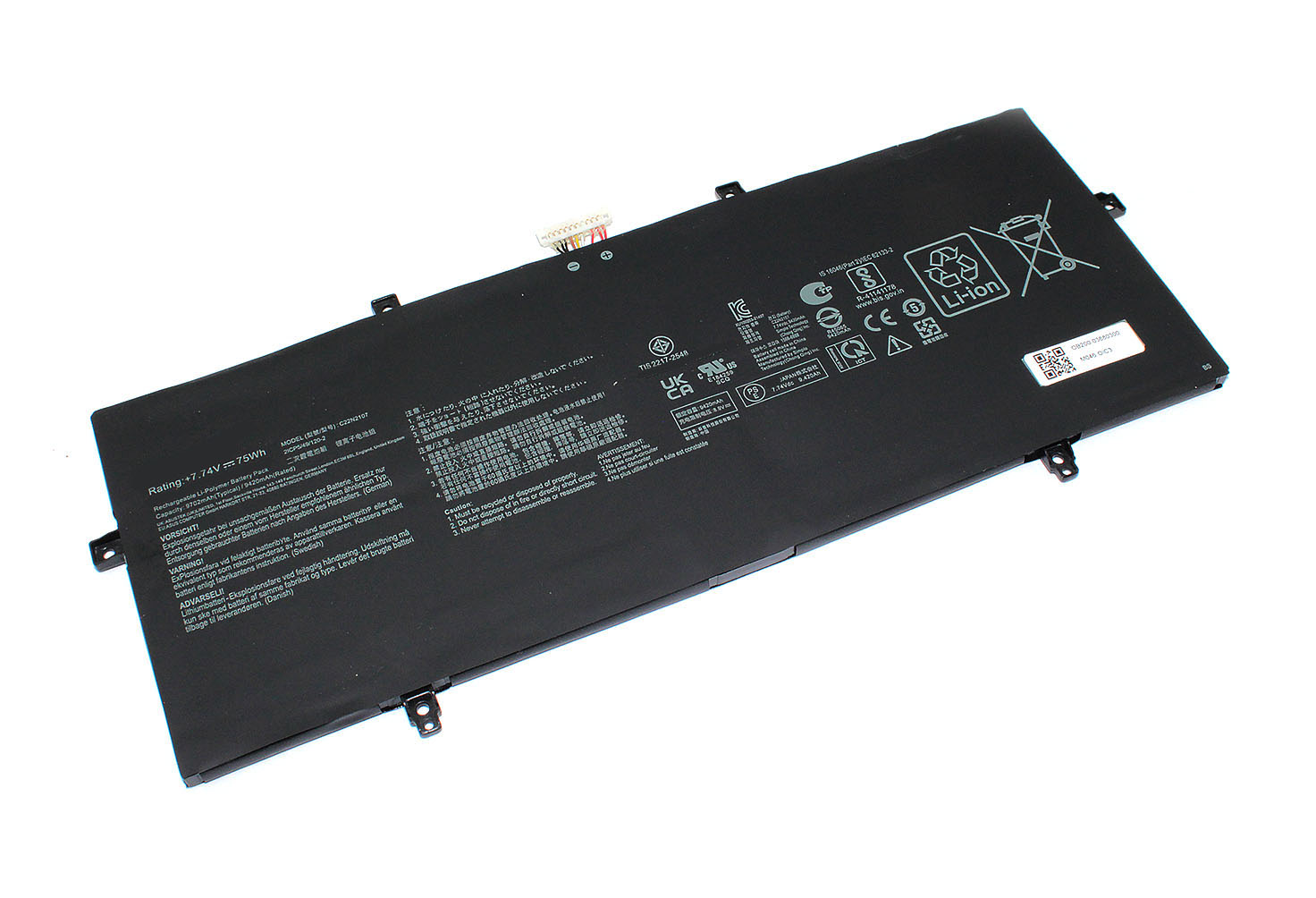 Аккумуляторная батарея для ноутбукa Asus UX3402 (C22N2107) 7.74V 75Wh