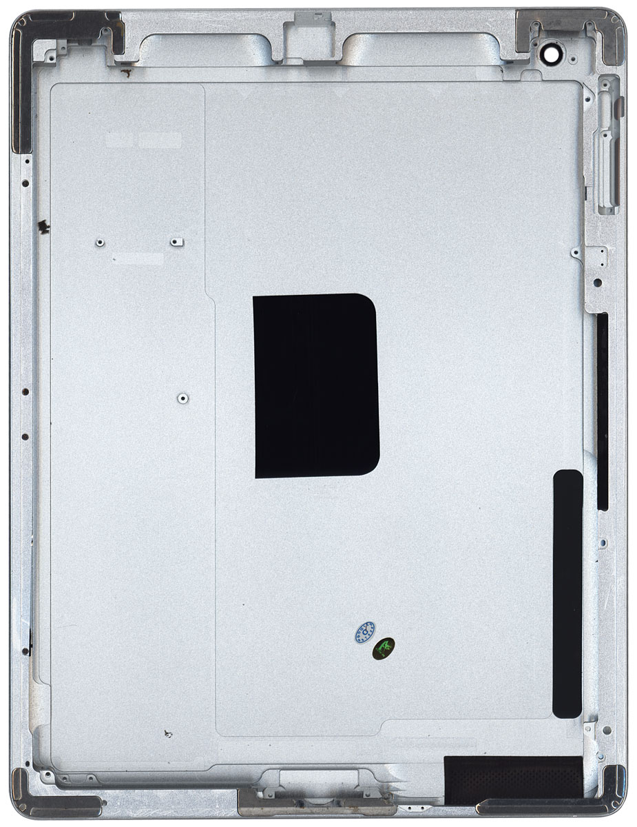 Задняя крышка для Apple iPad 2 A1395 серебристая