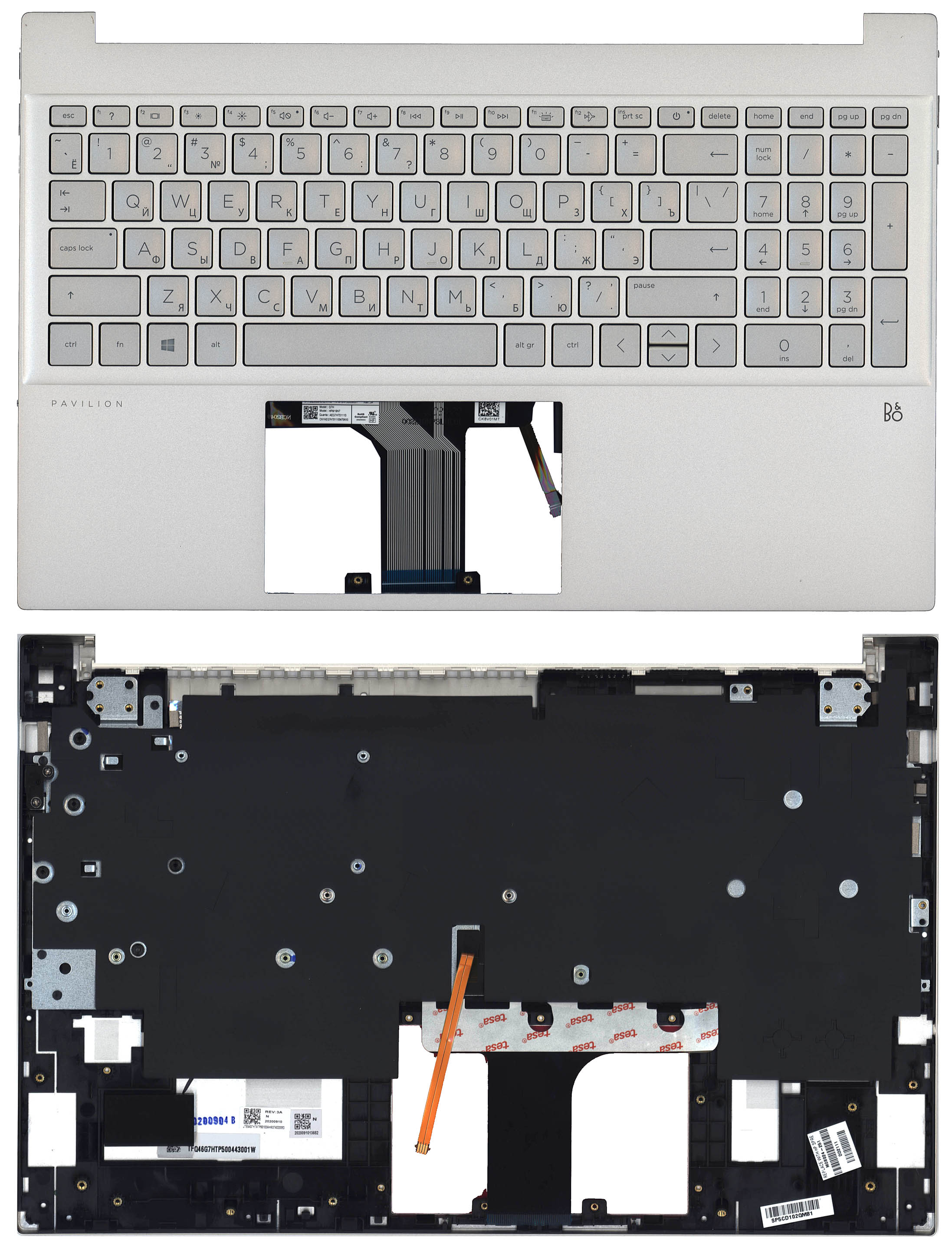 Топкейс для HP Pavilion 15-EG 15-EH M14810-251, M08924-251