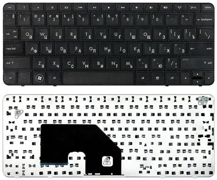 Клавиатура для ноутбука HP Compaq Mini CQ10 110-3000 110-3100 черная