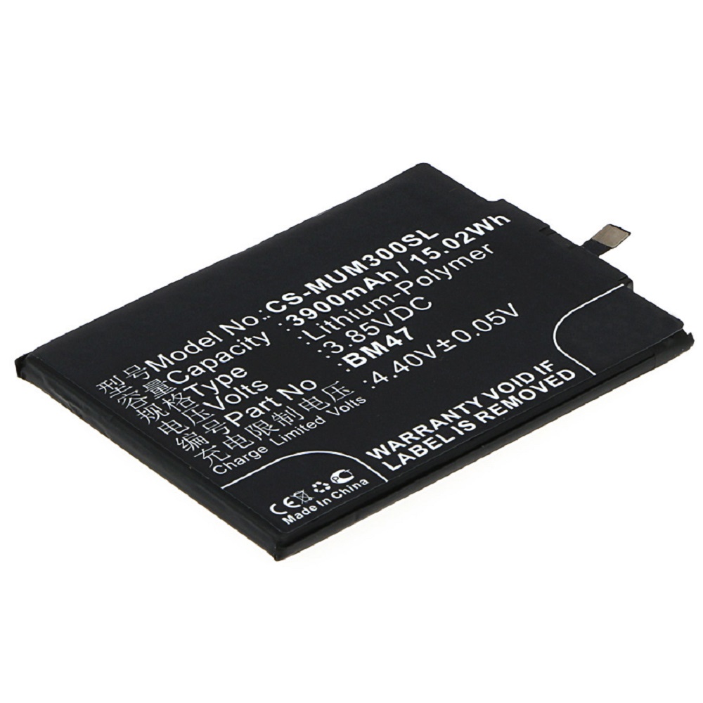 Аккумулятор CS-MUM300SL (BM47) для Xiaomi Redmi 3 3.85V / 3900mAh / 15.02Wh