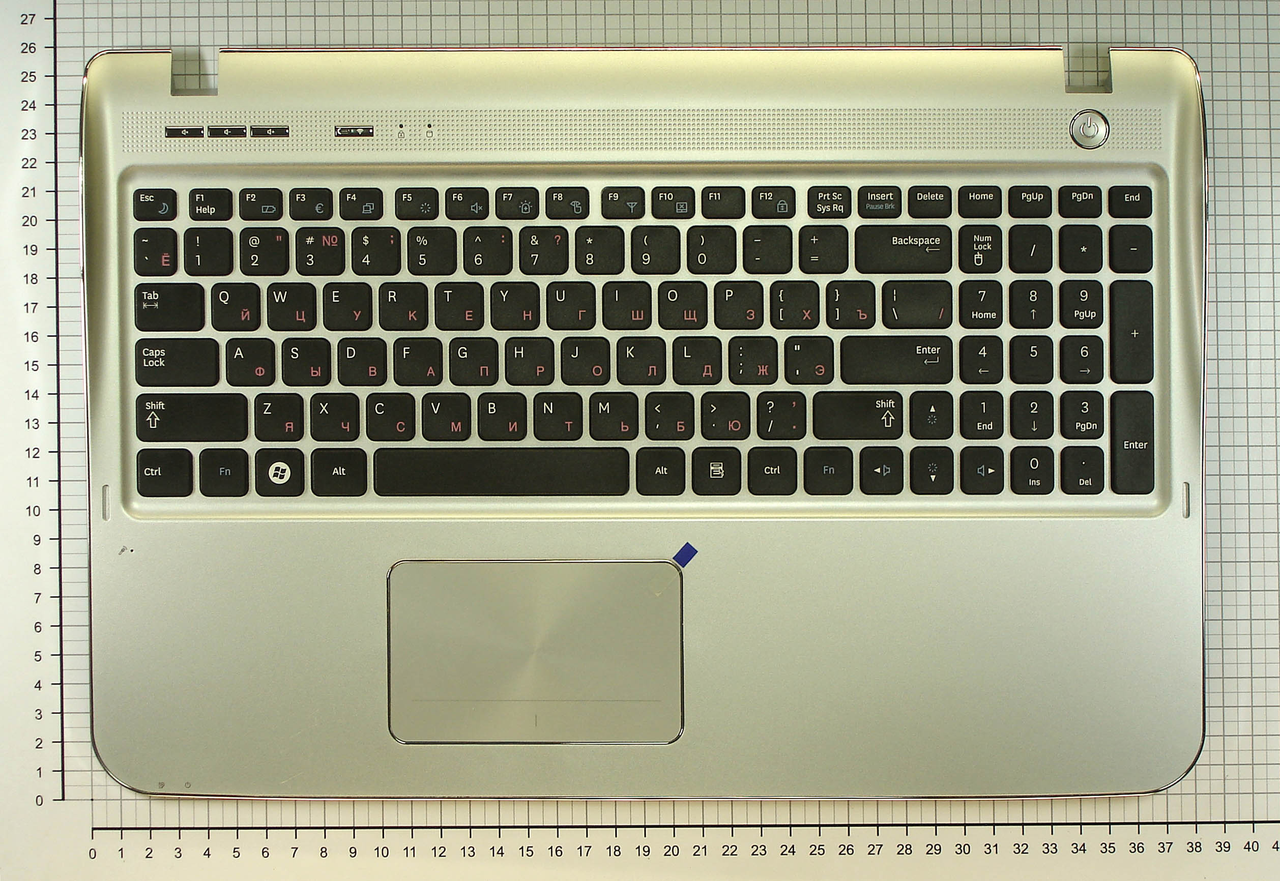 Топкейс для Samsung SF510 серебристый