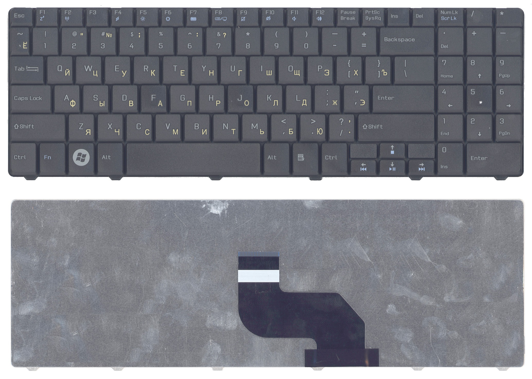 Клавиатура для ноутбука MSI CR640 CX640 черная
