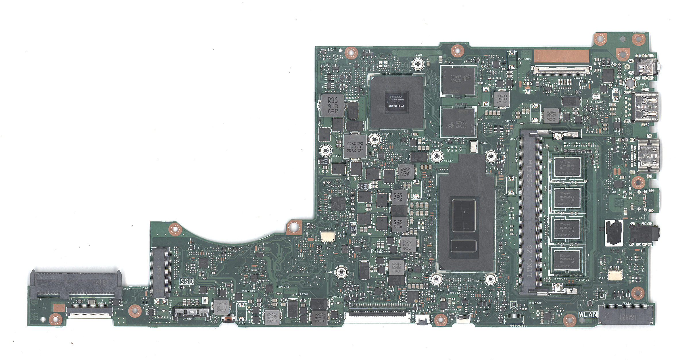 Материнская плата для Asus X411UQ 4G/I5-8250U 90NB0GE0-R00011