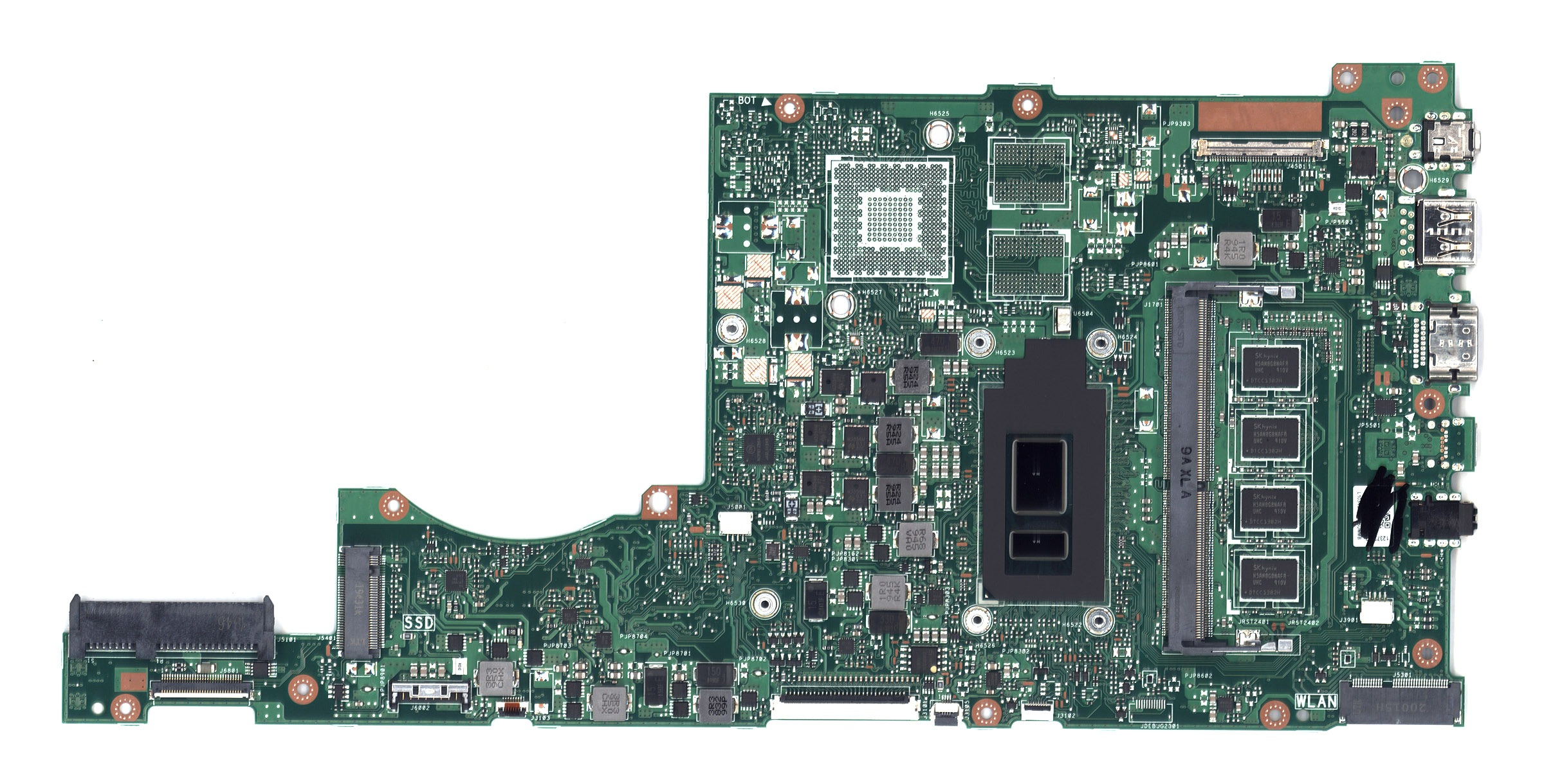 Материнская плата для Asus X411UA 8G/I3-8130U 90NB0GF0-R00082