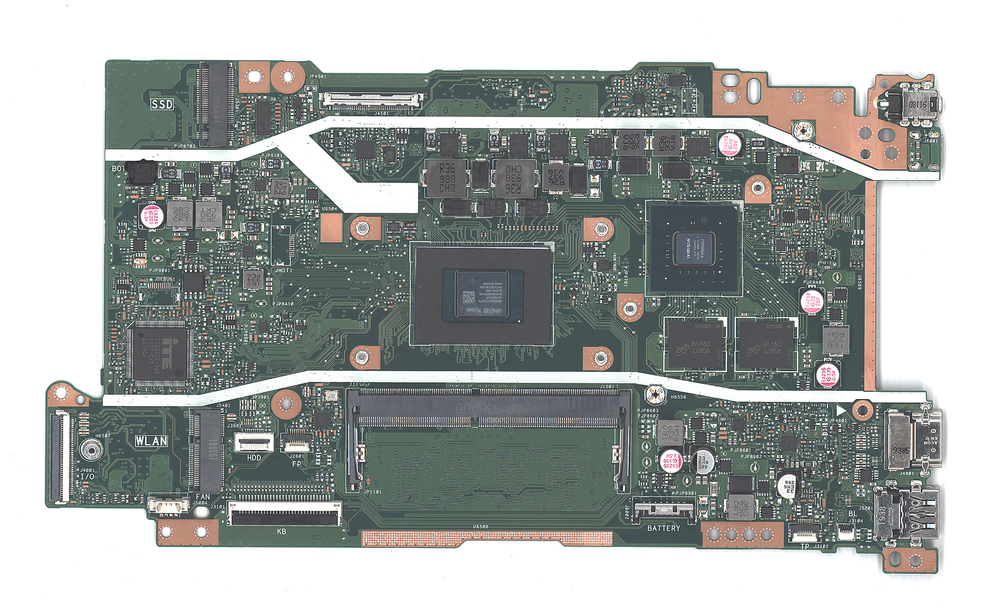 Материнская плата для Asus X509DJ 4G/R3-3200U 90NB0P20-R00050