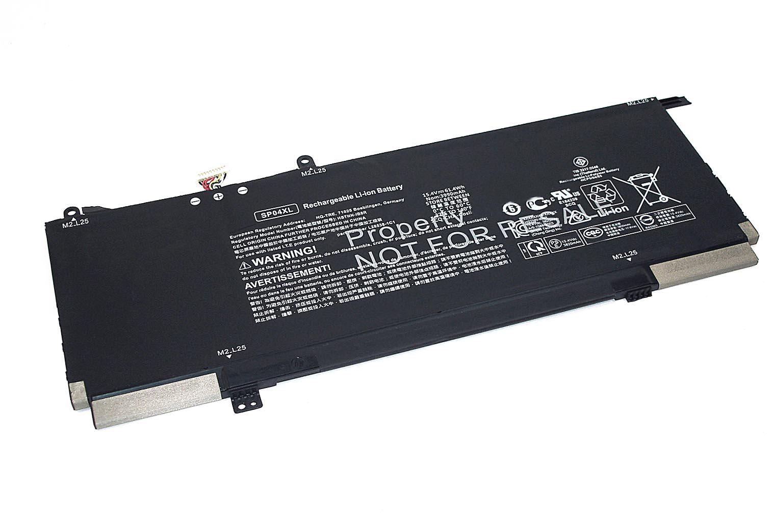 Аккумуляторная батарея для ноутбука HP Spectre x360 13-ap (SP04XL) 15.4V 61.4Wh