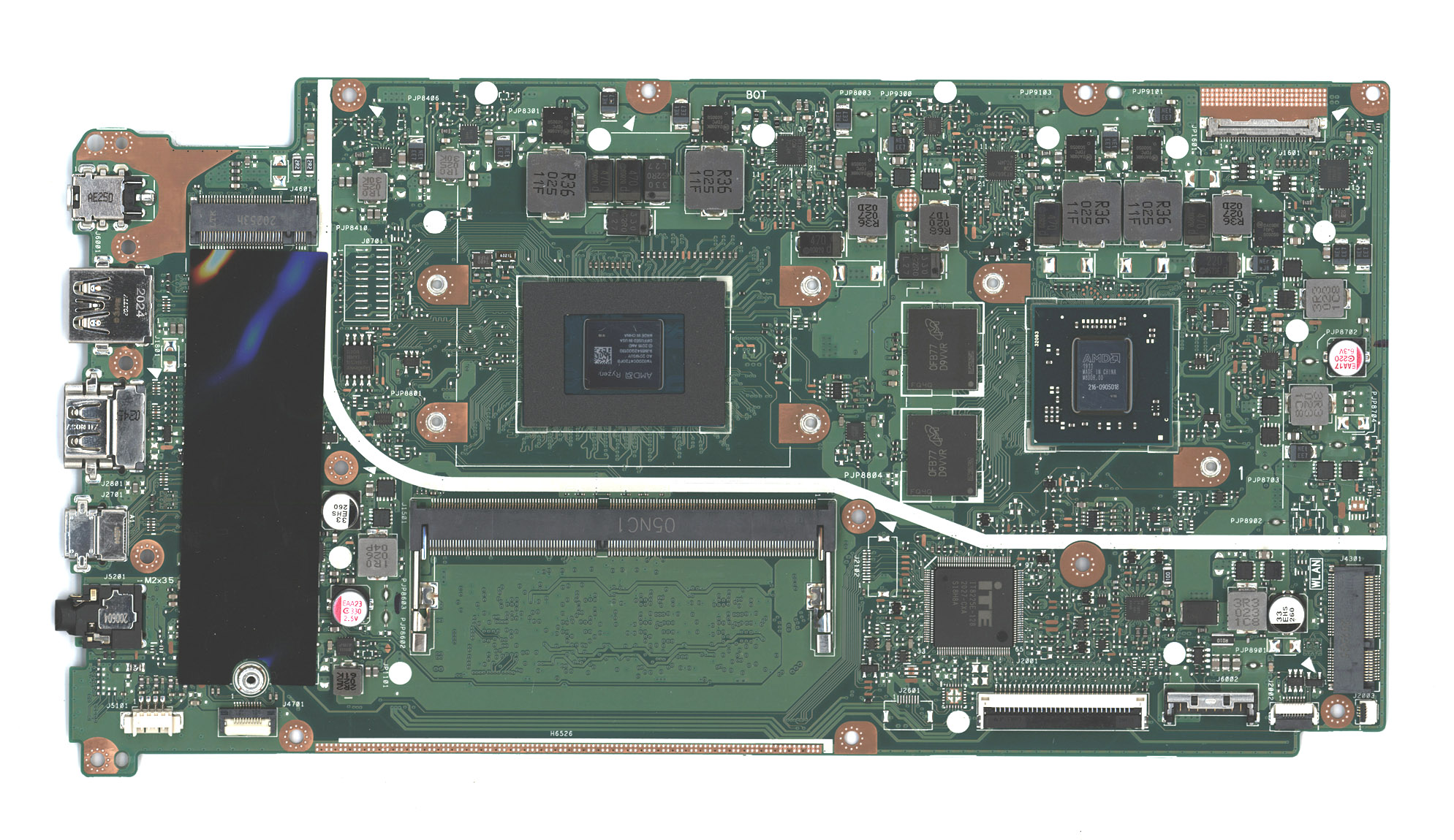 Материнская плата для Asus X712DK 4G/R3-3200U