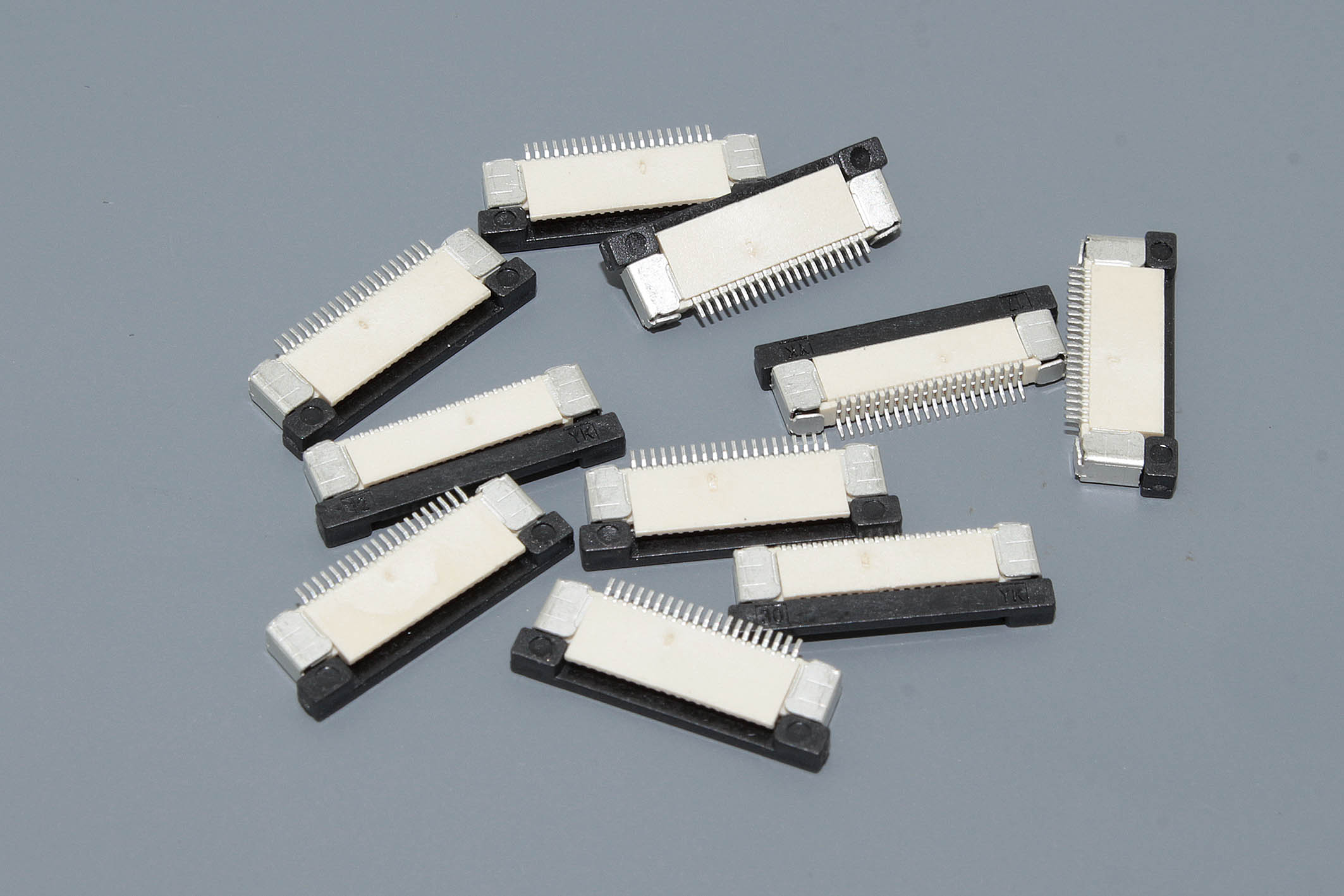 Разъем FPC Half Coverage Bottom Contact 0.5K-BX-20PWB 20 pin высота 2мм шаг 0,5мм 10 шт