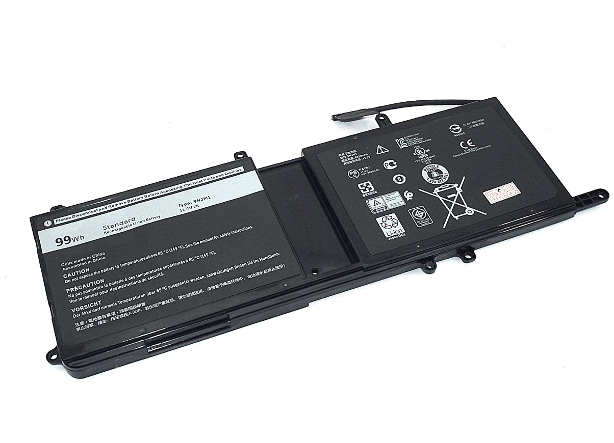Аккумуляторная батарея для ноутбука Dell Alienware 15 R3 (0546FF) 11,4V 99Wh