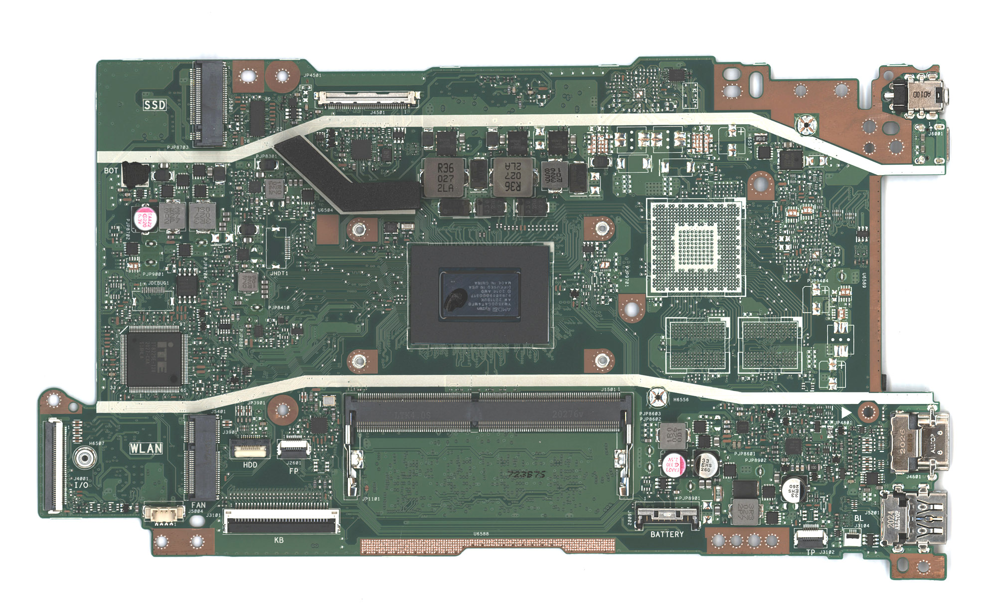 Материнская плата для Asus X509DA 8G/R5-3500U 90NB0P50-R00150