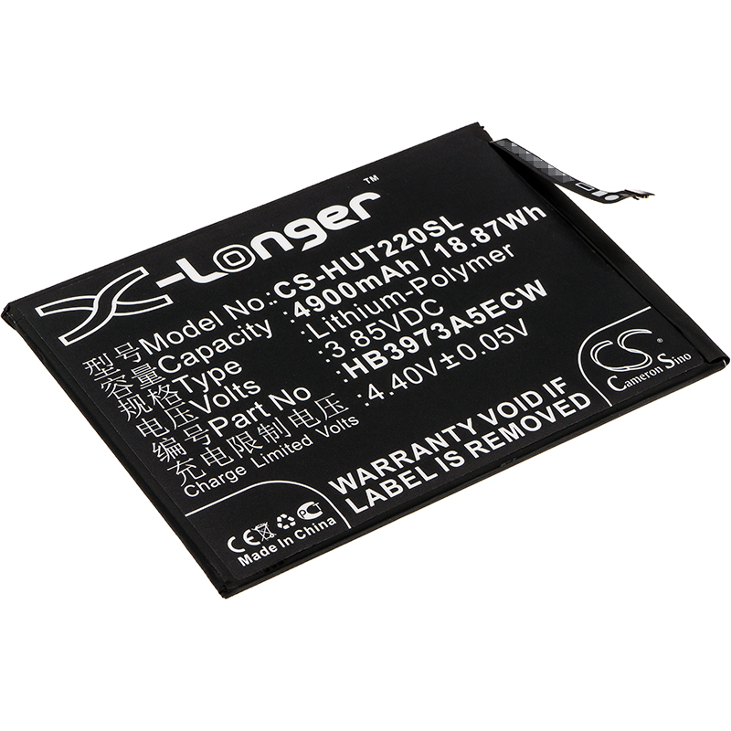Аккумулятор CS-HUT220SL HB3973A5ECW для Huawei Honor Note 10 3.85V / 4900mAh / 18.87Wh