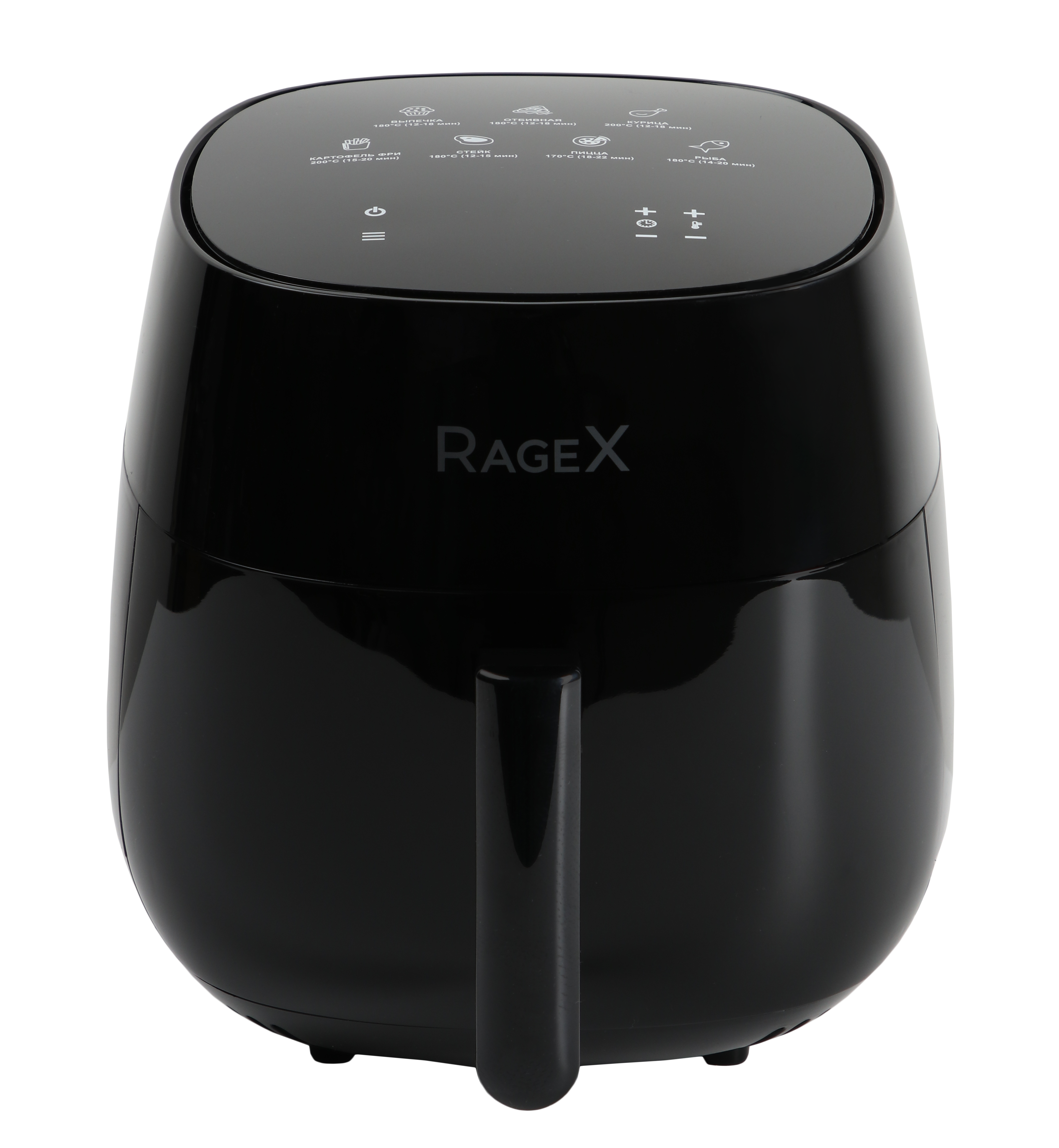 Аэрогриль RageX R202-000, 7 в 1, 4 литра, 1400Вт, черный