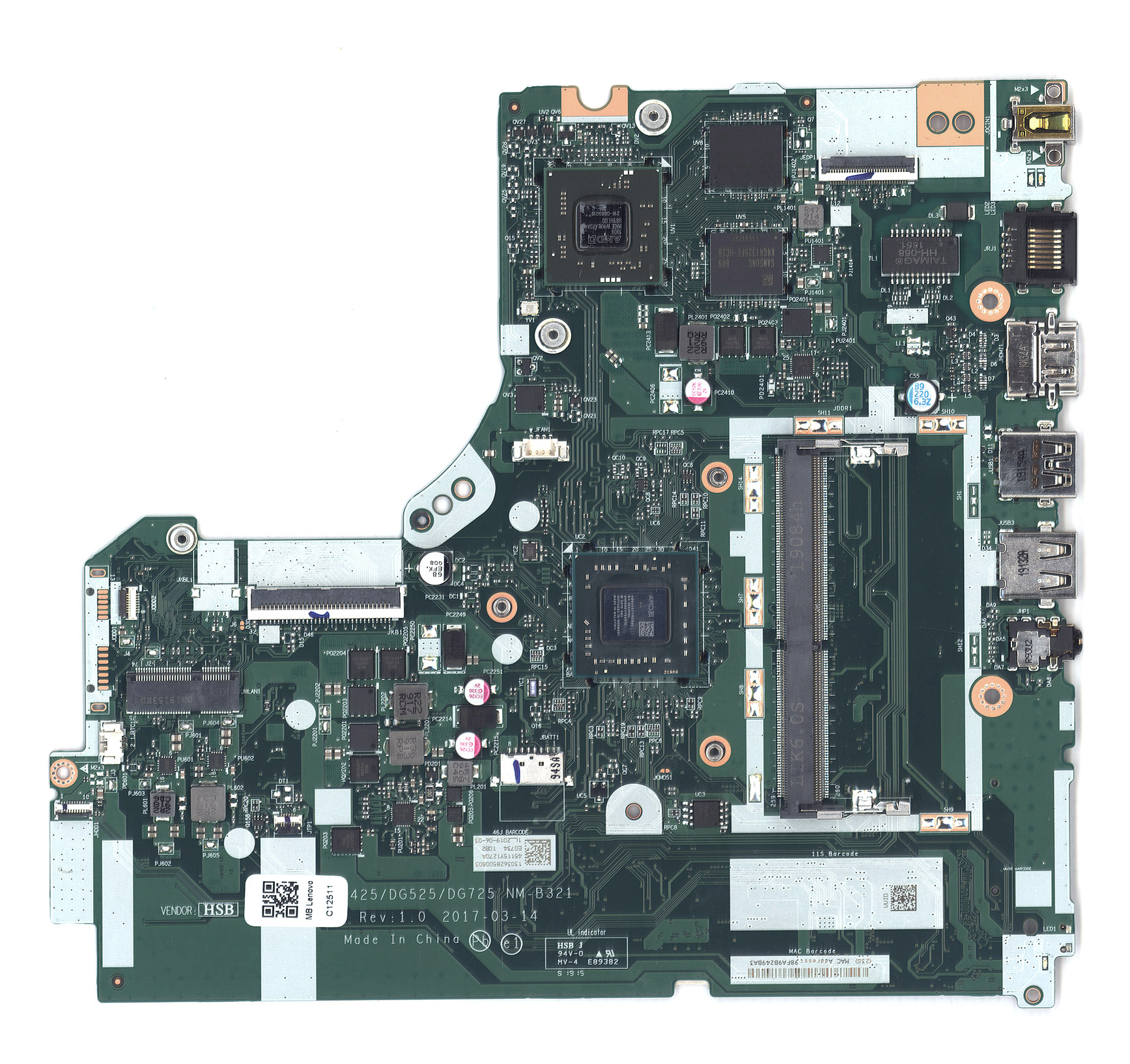 Материнская плата для Lenovo 330-15AST MB A9-9425 RADEON530_2G NOK NM-B321 X130