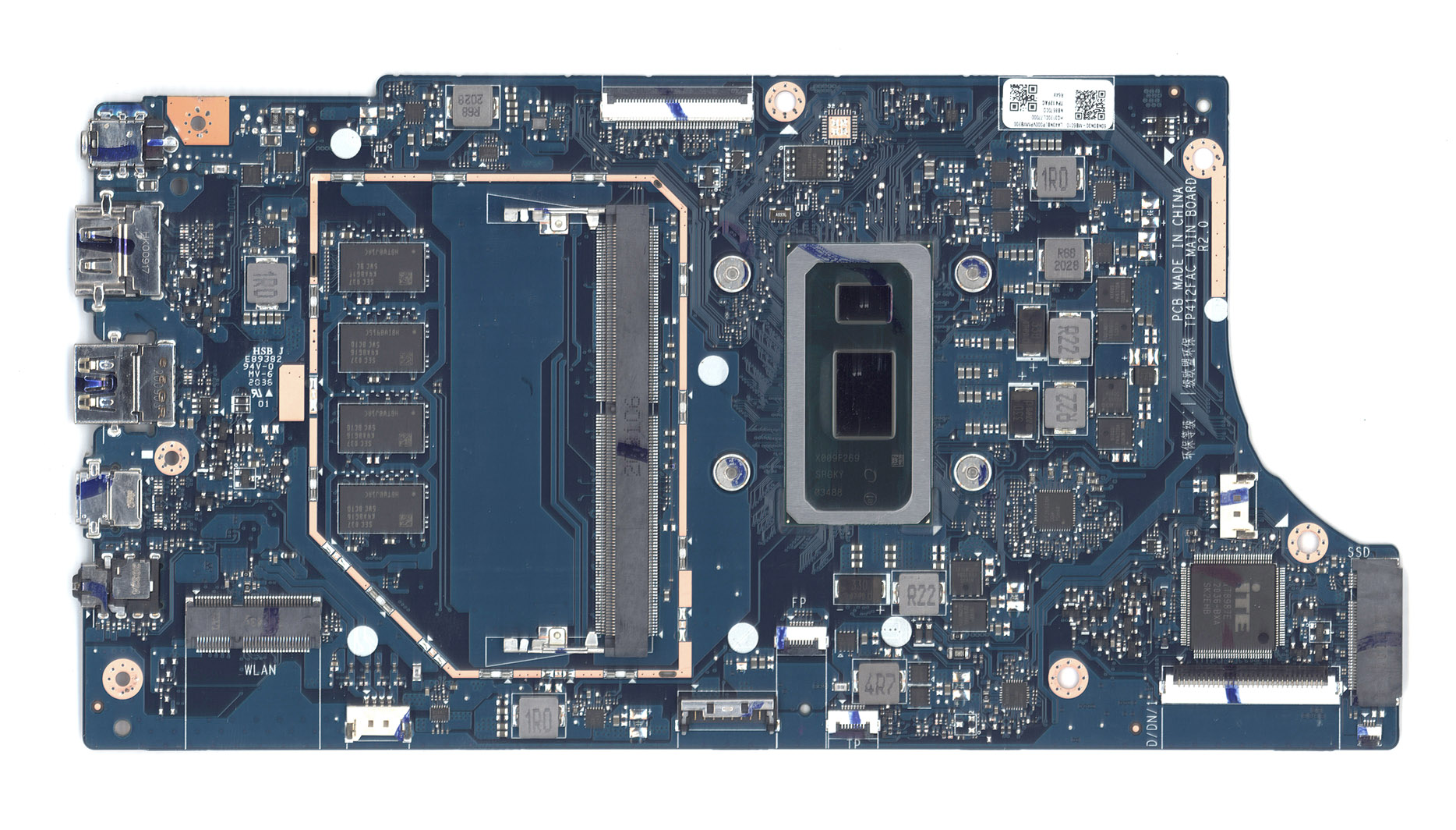 Материнская плата для Asus TP412FA 4G/I5-10210U 90NB0N30-R00100