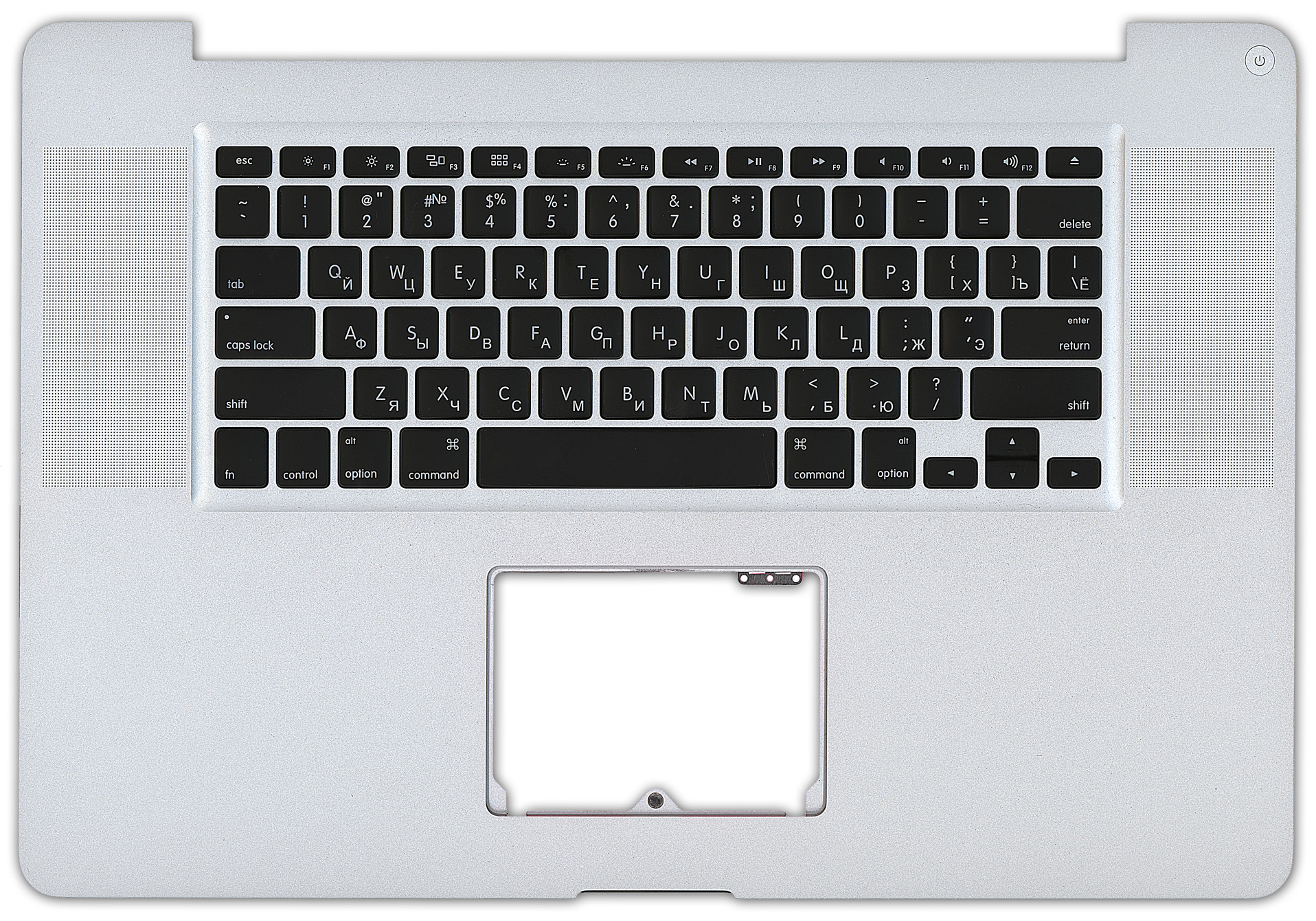Топкейс для Macbook A1297 серебристый