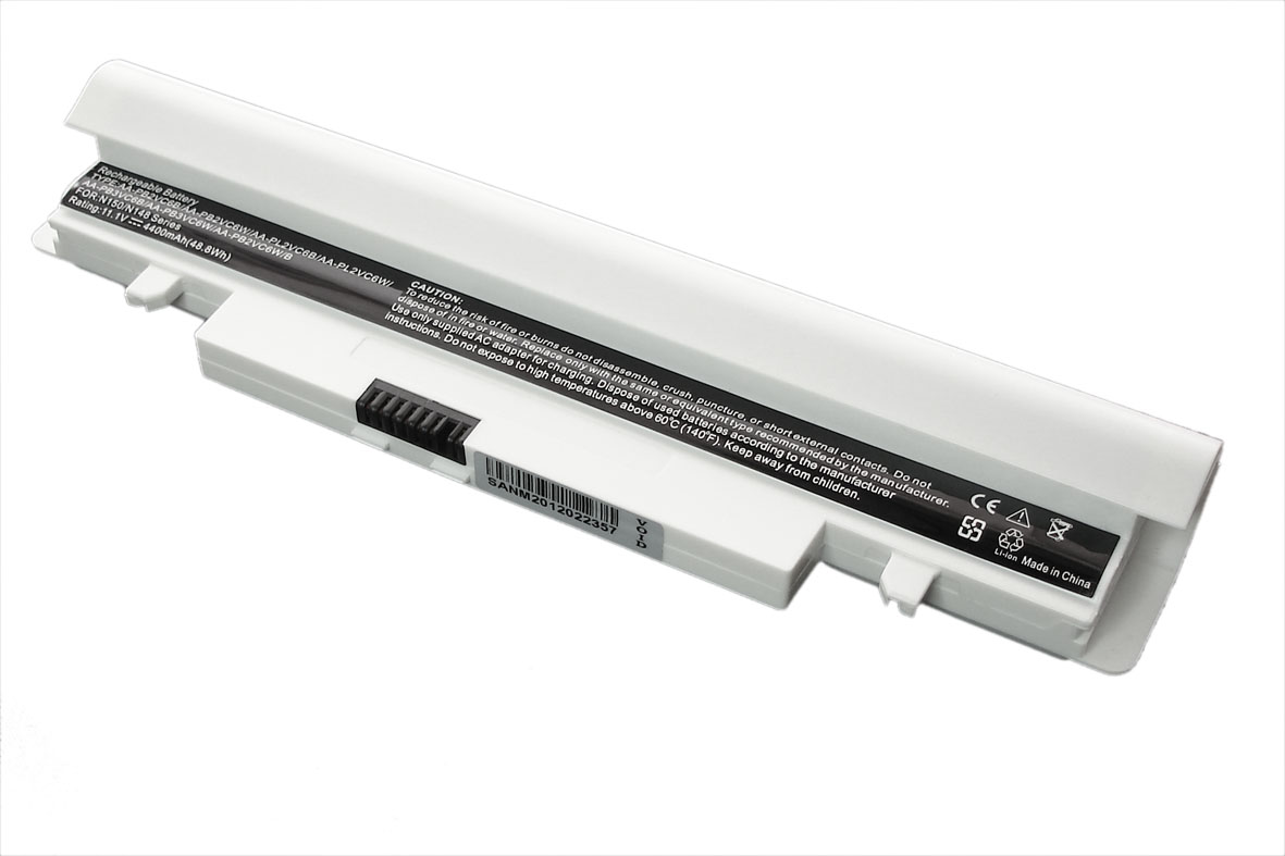 Аккумуляторная батарея для ноутбука Samsung N140 N143 N145 N150 N230 (AA-PB2VC6W) 5200mAh OEM белая