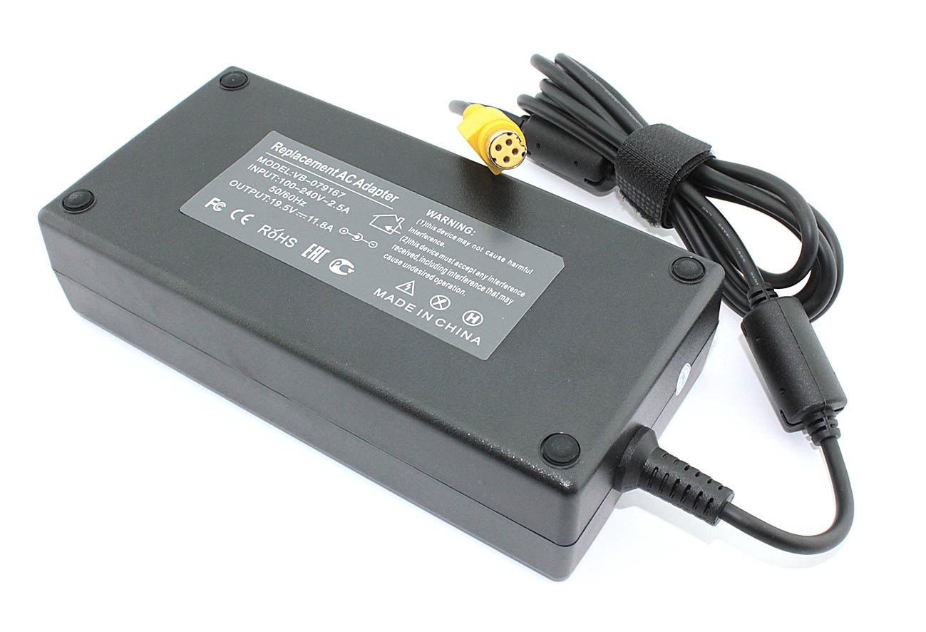Блок питания (сетевой адаптер) для ноутбуков MSI 19.5V 11.8A 4pin (female) 230W OEM