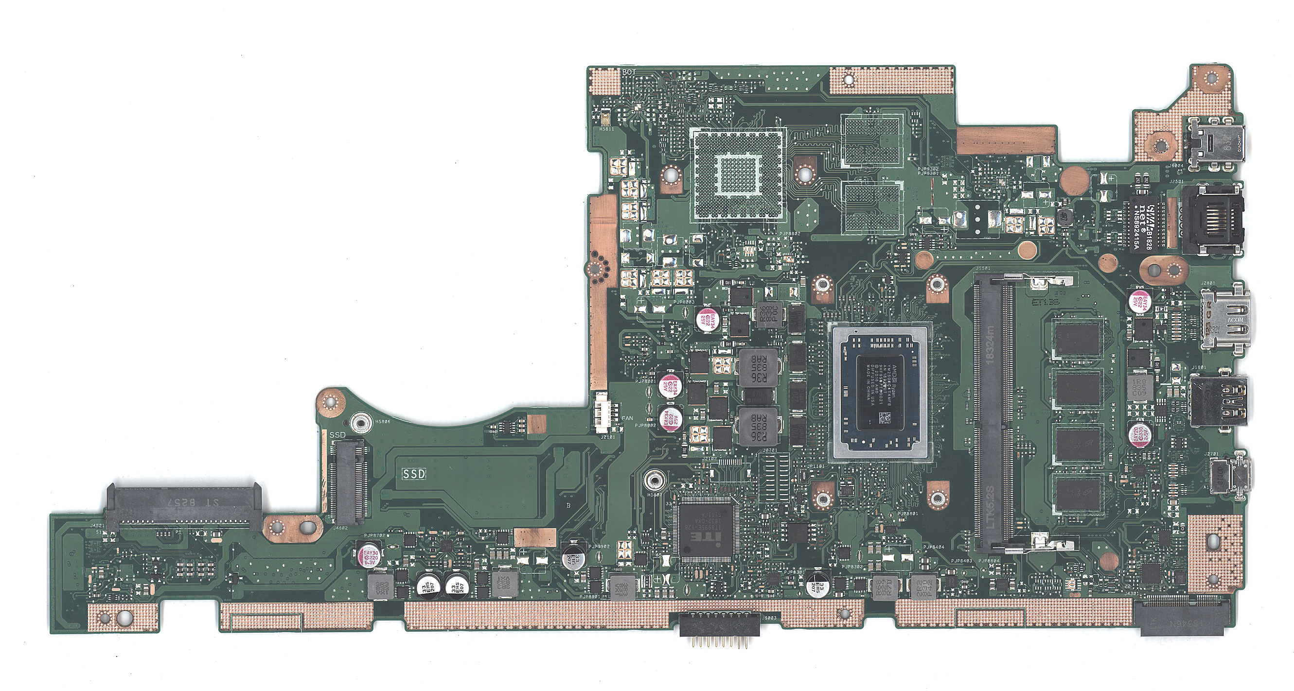 Материнская плата для Asus X505ZA 8G/R5-2500U 90NB0I10-R00020
