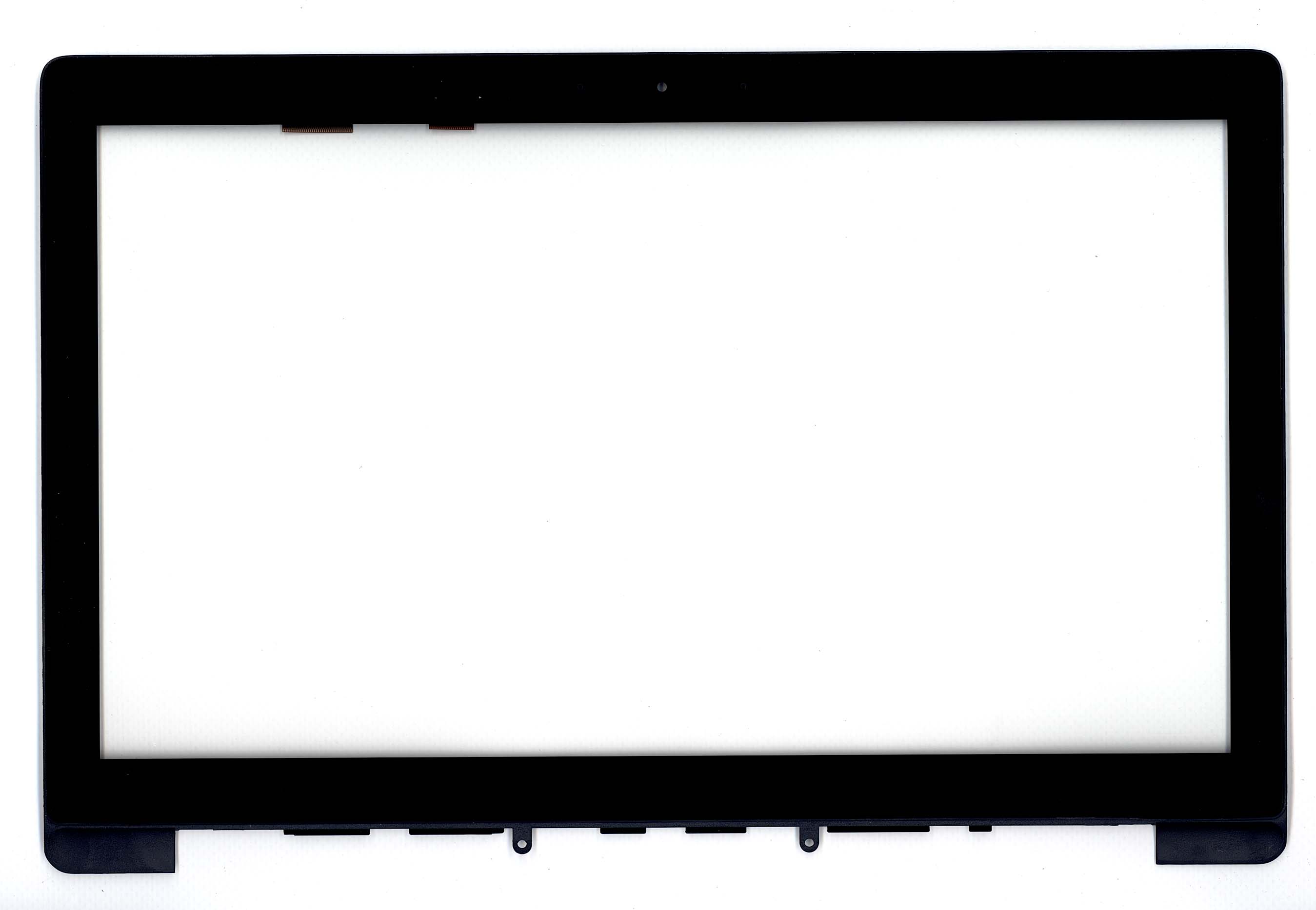 Сенсорное стекло (тачскрин) для Asus N501VW N501JW черное с рамкой