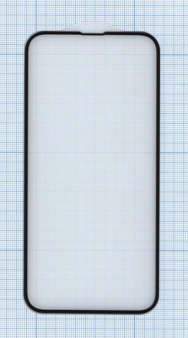 Защитное стекло 6D для Apple iPhone 14 черное