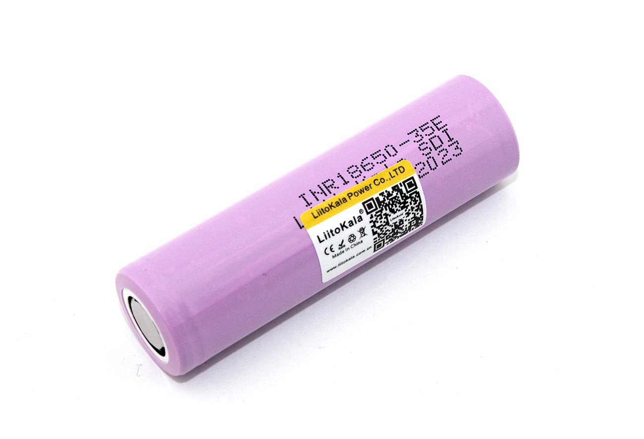 Аккумулятор типа 18650 Li-Ion LiitoKala Lii-35E 3500mAh, 3.7V