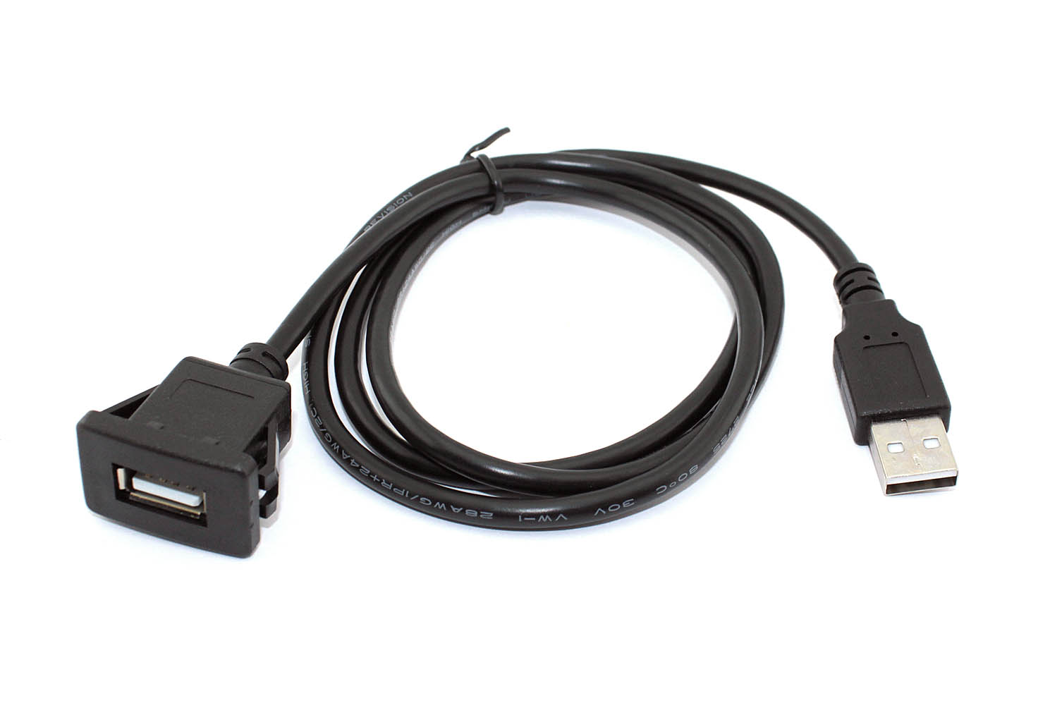 Кабель с разъемами USB 2.0 мама для монтажа -папа 1 м