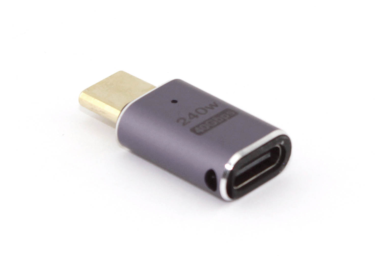 Переходник USB 4 Type C прямой папа-мама
