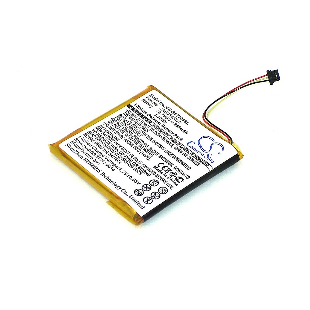 Аккумуляторная батарея CameronSino CS-BST300SL для Beats Solo 2.0 3.7V 350mAh 1.3Wh