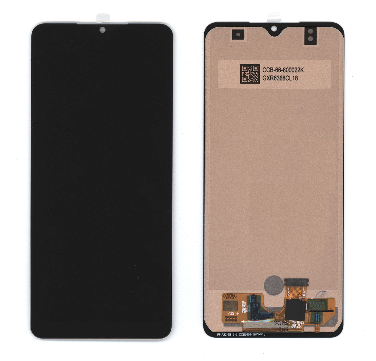 Дисплей для Samsung Galaxy M22 SM-M225F в сборе с тачскрином TFT черный