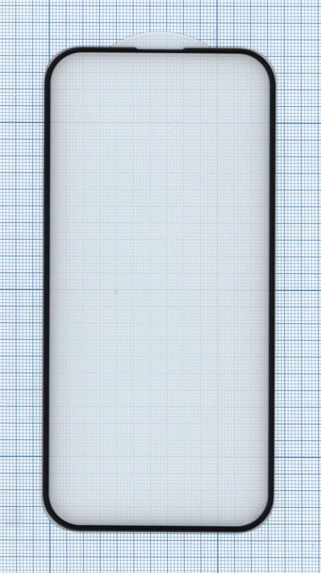 Защитное стекло 6D для Apple iPhone 14 Pro черное