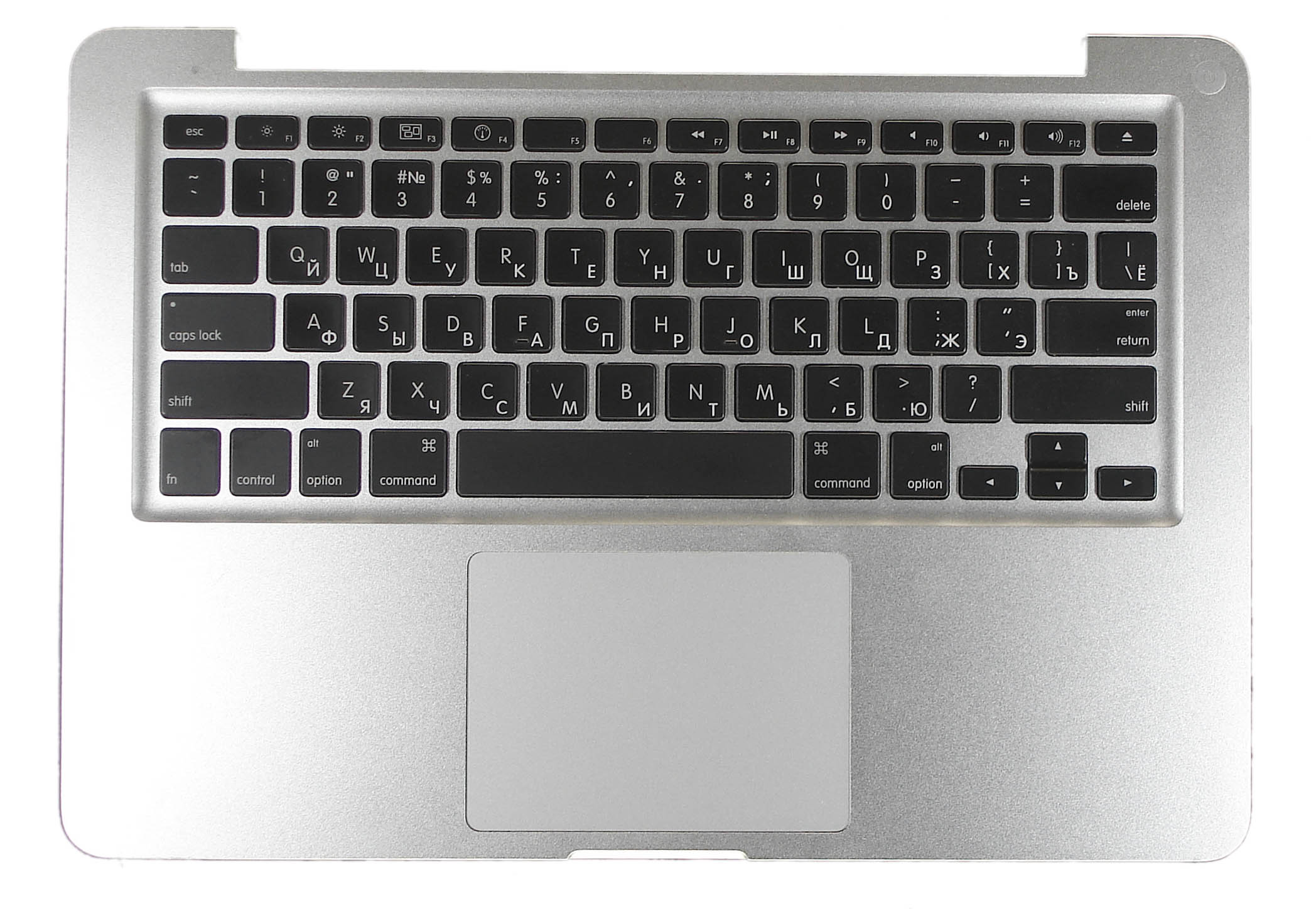 Топкейс для MacBook A1278 серебристый