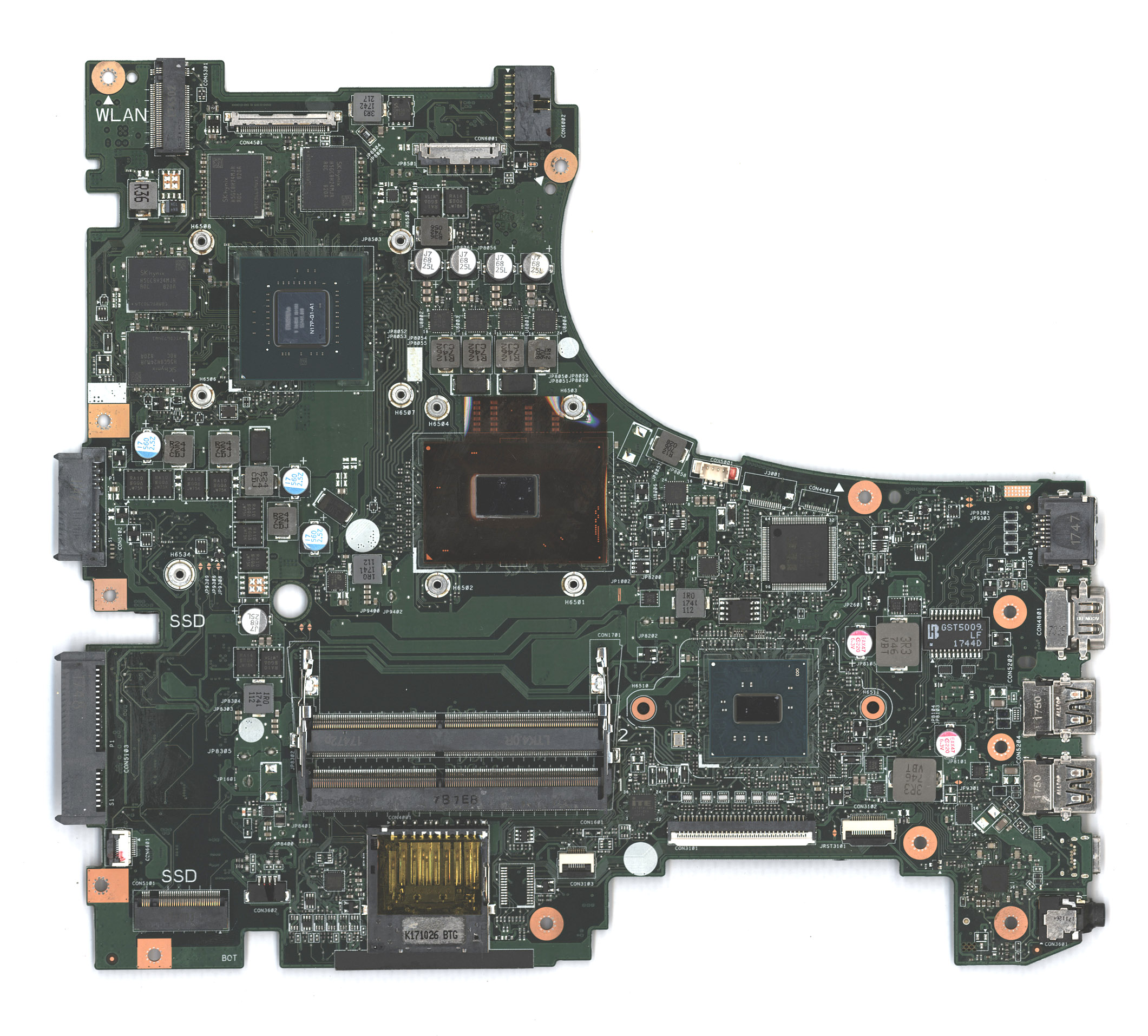 Материнская плата для Asus GL553VE I7-7700HQ 90NB0DX0-R00010