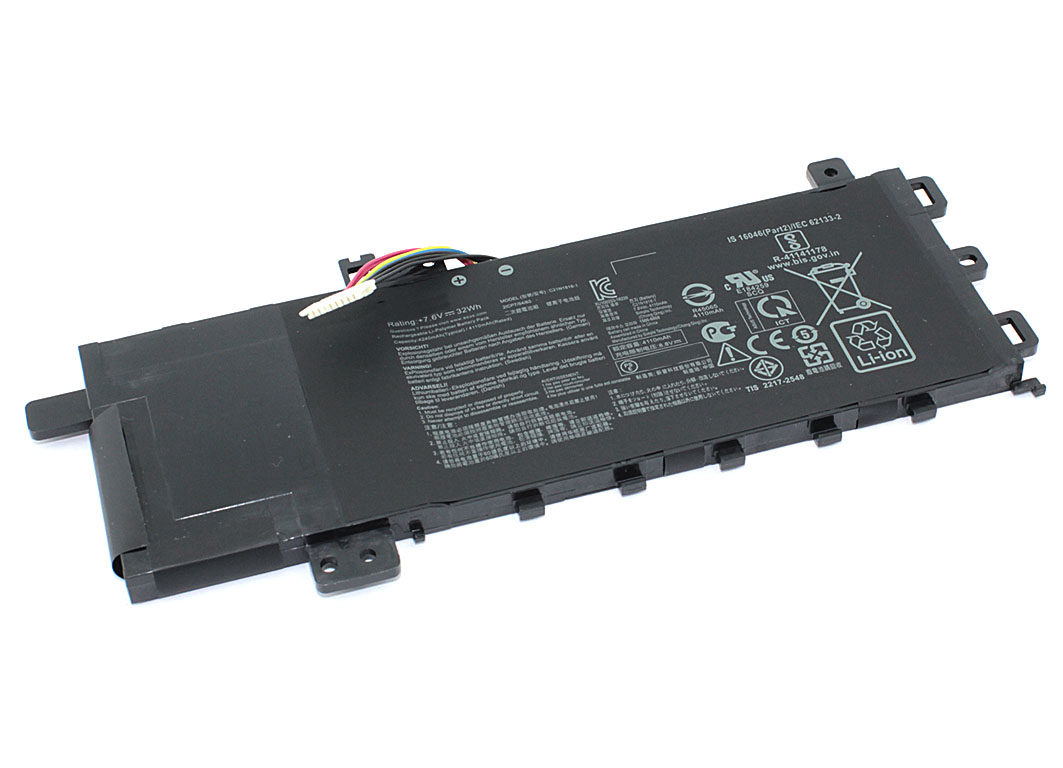Аккумуляторная батарея для ноутбука Asus VivoBook X512UF (С21N1818-1) 7.6V 32Wh
