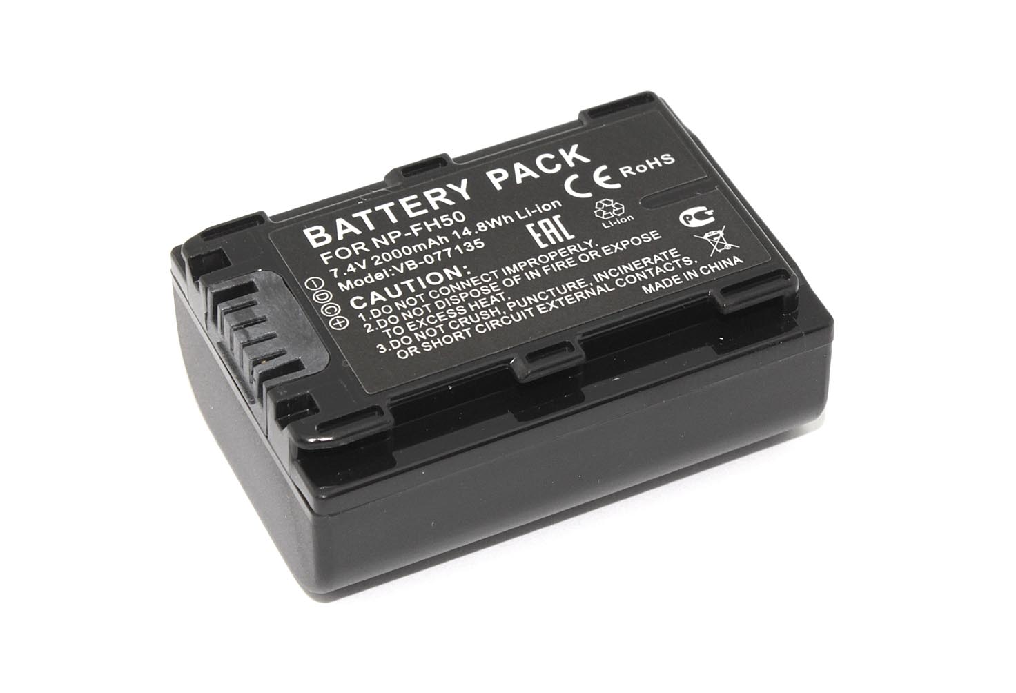 Аккумуляторная батарея для фото и видеокамеры Sony DCR-DVD (NP-FH50) 7.4V 2000mAh Li-ion
