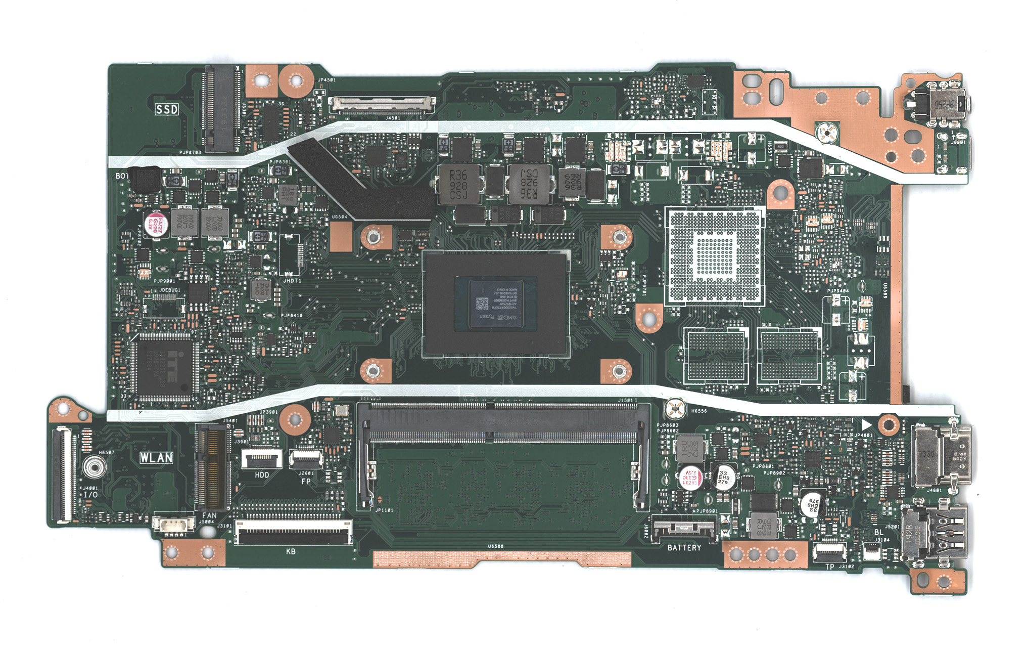 Материнская плата для Asus X409DA 8G/R3-3200U 90NB0P30-R00070