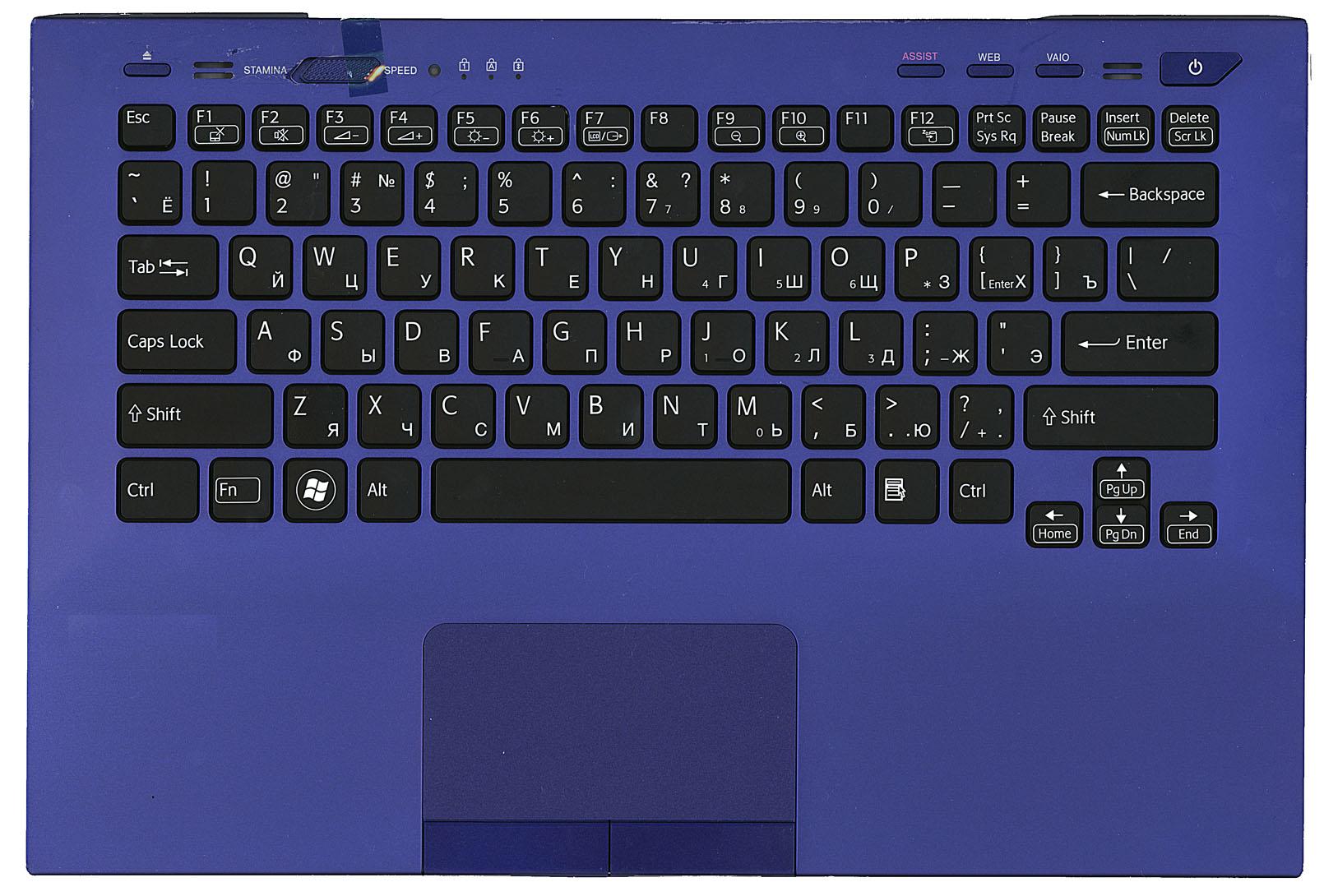 Топкейс для Sony Vaio VPC-SB VPC-SD синий