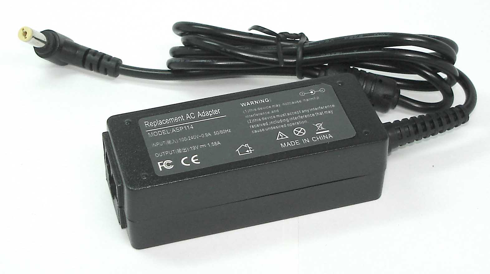 Блок питания (сетевой адаптер) для ноутбуков Delta 19V 1.58A 5.5x1.7 REPLACEMENT