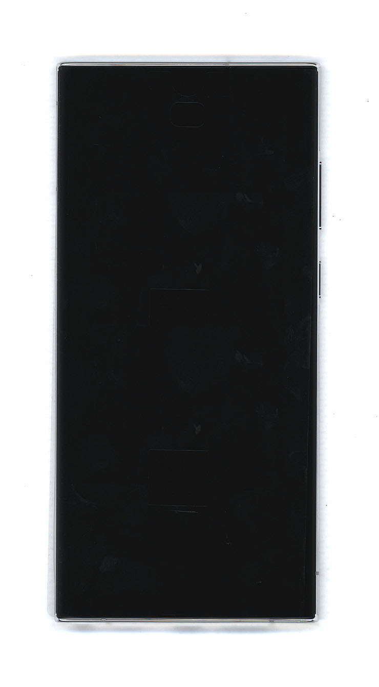 Дисплей для Samsung Galaxy S22 Ultra SM-S908B в сборе с тачскрином ServicePack белый (GH82-27488С)